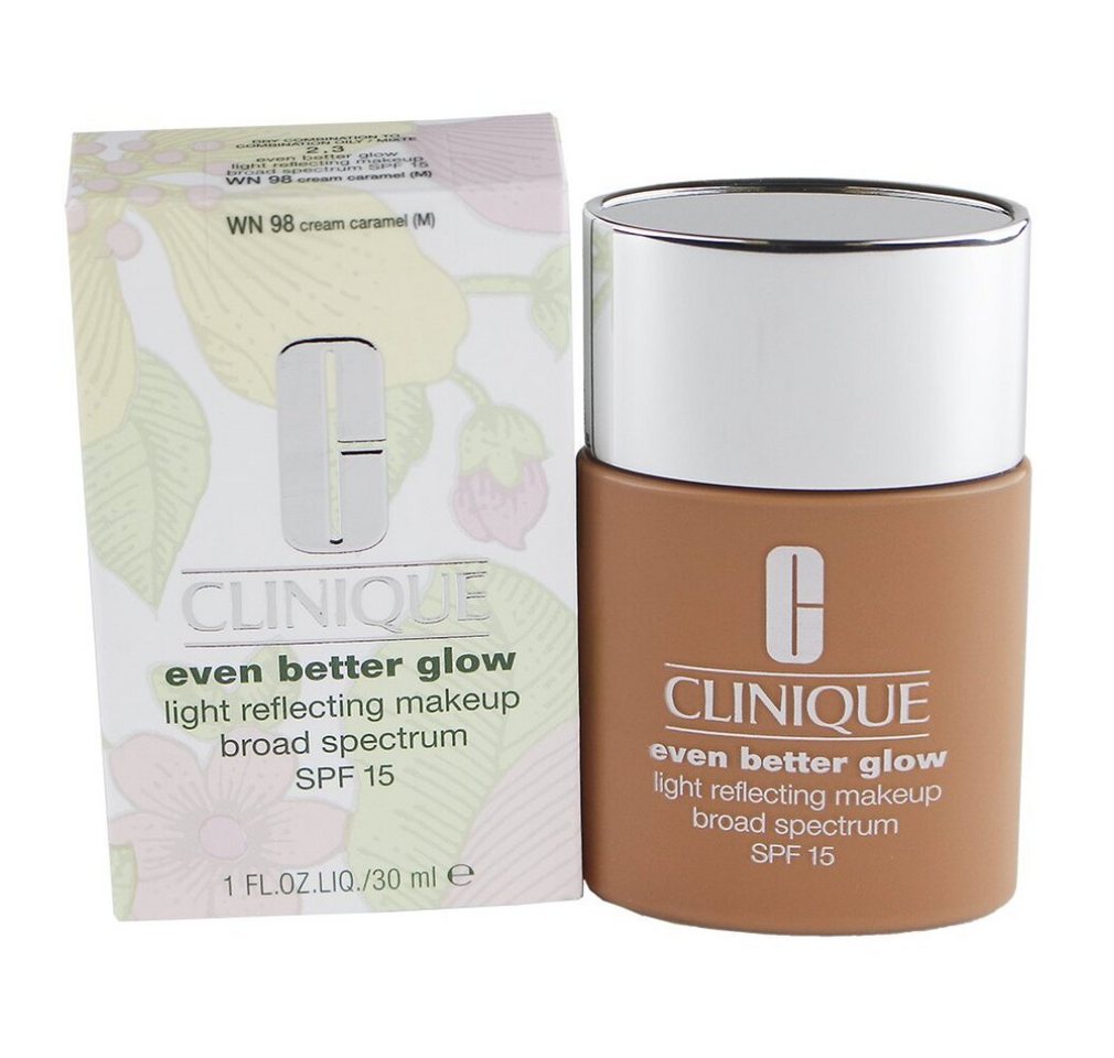 CLINIQUE Foundation Even Better Glow Foundation Wn98 Cream Caramel Spf15 30ml CLINIQUE Foundation Even Better Glow Foundation Wn98 Cream Caramel Spf15 30ml von CLINIQUE