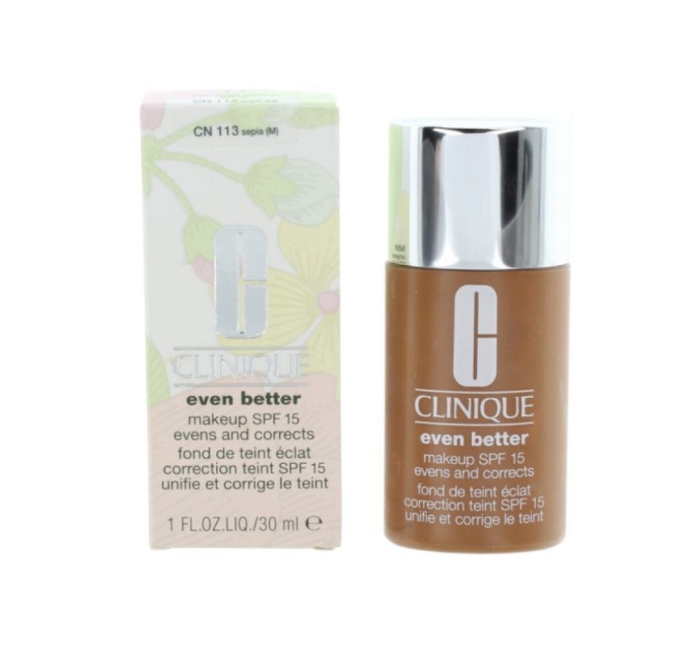 CLINIQUE Foundation Even Better Makeup Foundation Cn113 Sepia Spf15 30ml CLINIQUE Foundation Even Better Makeup Foundation Cn113 Sepia Spf15 30ml von CLINIQUE