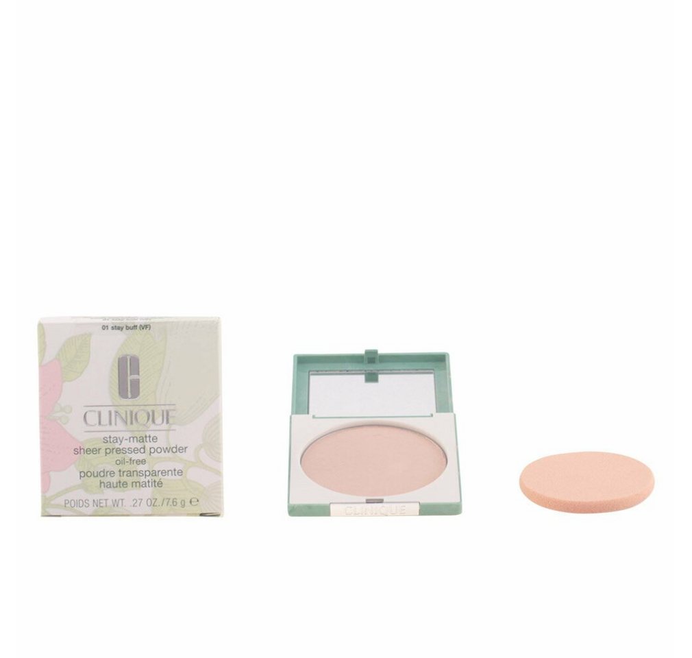 CLINIQUE Foundation Stay Matte Sheer Pressed Powder Oil-Free 01 Stay Buff 7 g CLINIQUE Foundation Stay Matte Sheer Pressed Powder Oil-Free 01 Stay Buff 7 g von CLINIQUE