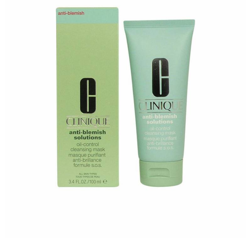 CLINIQUE Gesichts-Reinigungsfluid ANTI-BLEMISH SOLUTIONS Ölkontrolle Reinigungsmaske 100 ml von CLINIQUE