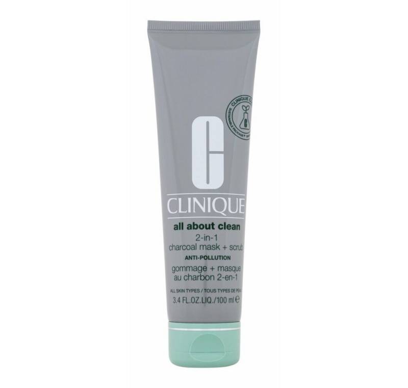 CLINIQUE Gesichtsmaske All About Clean 2-in-1 Charcoal Mask + Scrub 100ml von CLINIQUE