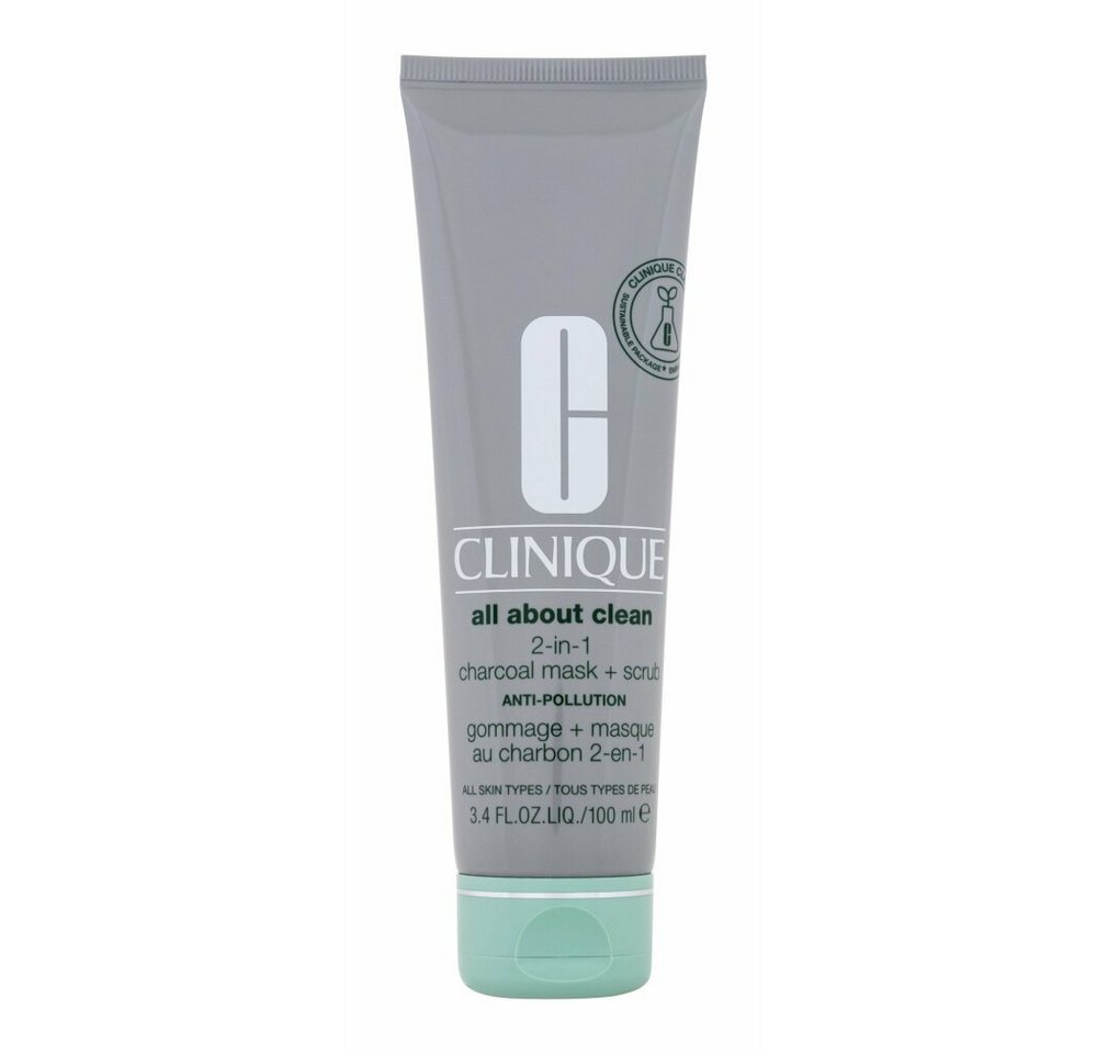 CLINIQUE Gesichtsmaske All About Clean 2-in-1 Charcoal Mask + Scrub 100ml von CLINIQUE