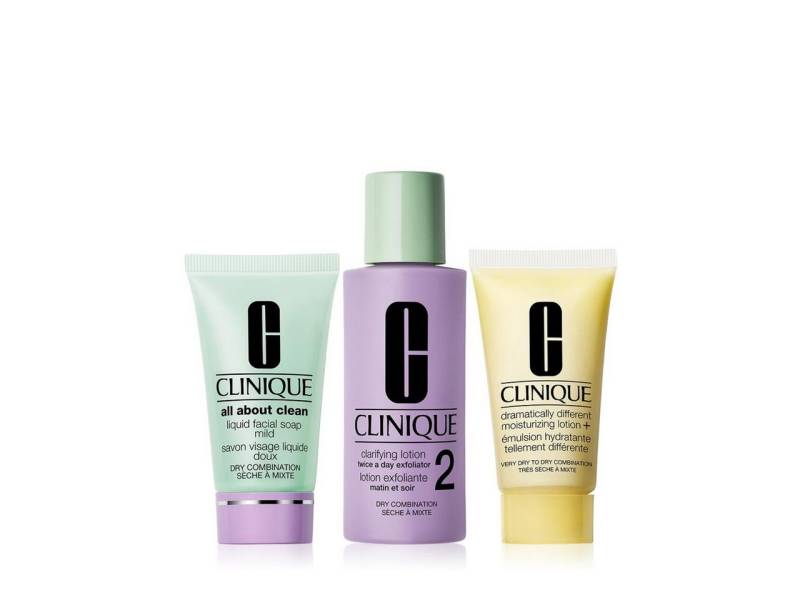 CLINIQUE Gesichtspflege-Set Mini Step 2 Kits 3 = All About Clean Facial Soap 30 ml + Clarify von CLINIQUE