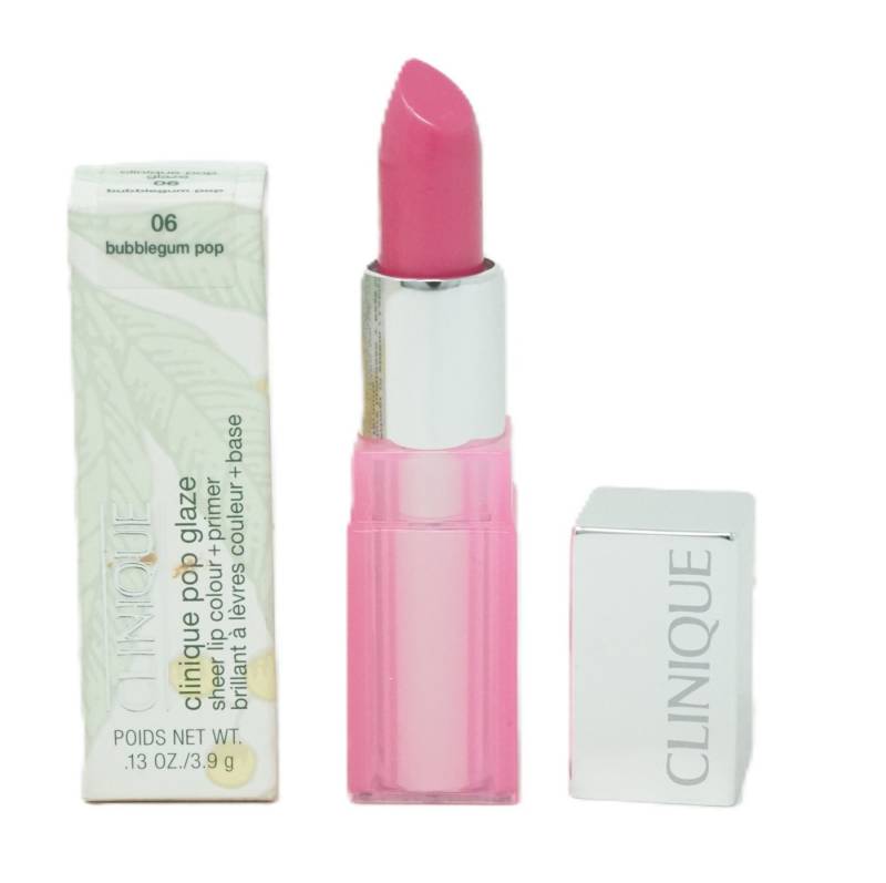 CLINIQUE Lippenstift Clinique Pop Glaze Sheer lip colour + primer 3,9g bubblegum pop 06 von CLINIQUE