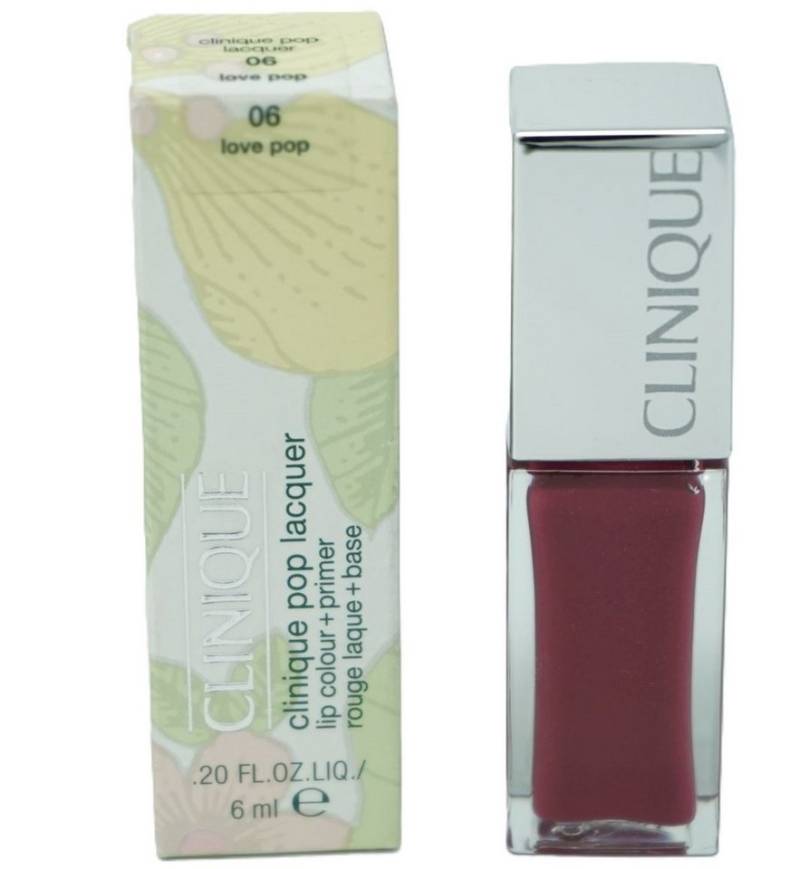 CLINIQUE Lippenstift Clinique Pop Lacquer lip colour primer rouge 6ml / 06 von CLINIQUE