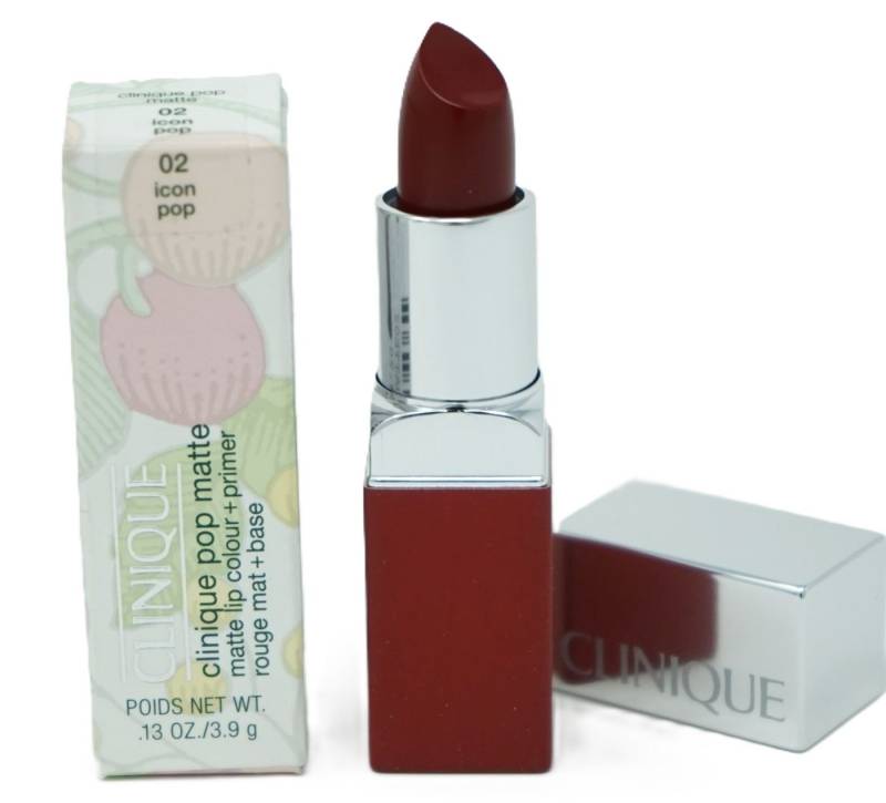 CLINIQUE Lippenstift Clinique Pop Matte Lip Colour Lippenstift 3,9g /02 icon pop von CLINIQUE