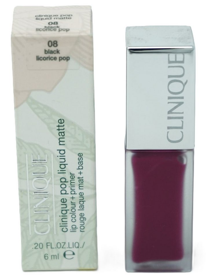 CLINIQUE Lippenstift Clinique Pop Matte Lip Colour Lippenstift 6ml/ 08 Black von CLINIQUE