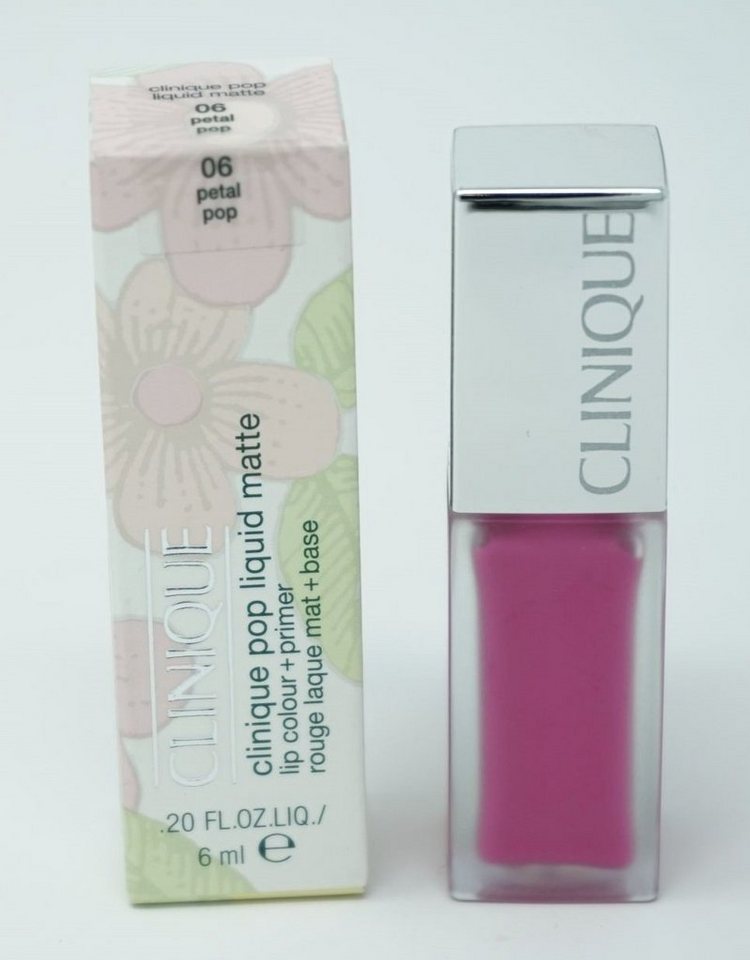 CLINIQUE Lippenstift Clinique Pop liquid Matte Lippenstift 6ml / 06 Petal pop von CLINIQUE