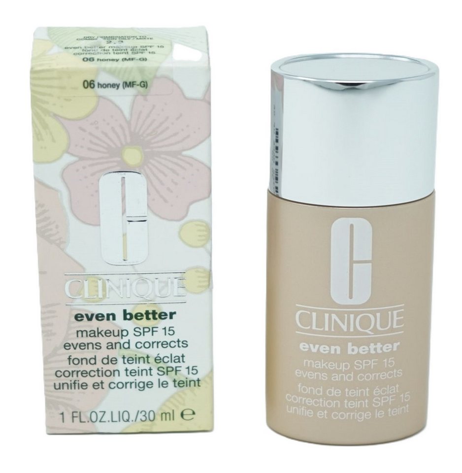 CLINIQUE Make-up Clinique Even Better Makeup SPF 15 Nr 06 Honey 30 ml CLINIQUE Make-up Clinique Even Better Makeup SPF 15 Nr 06 Honey 30 ml von CLINIQUE