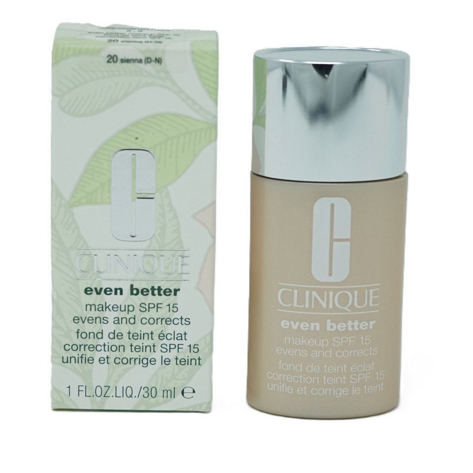 CLINIQUE Foundation Clinique Even Better Makeup Nr 20 / 124 Sienna 30 ml CLINIQUE Foundation Clinique Even Better Makeup Nr 20 / 124 Sienna 30 ml von CLINIQUE
