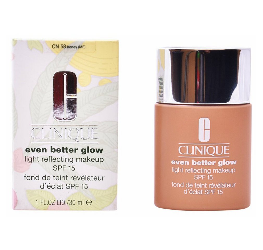 CLINIQUE Foundation Even Better Glow Light Reflecting Makeup SPF 15 Nr.CN 58 Honey 30ml CLINIQUE Foundation Even Better Glow Light Reflecting Makeup SPF 15 Nr.CN 58 Honey 30ml von CLINIQUE