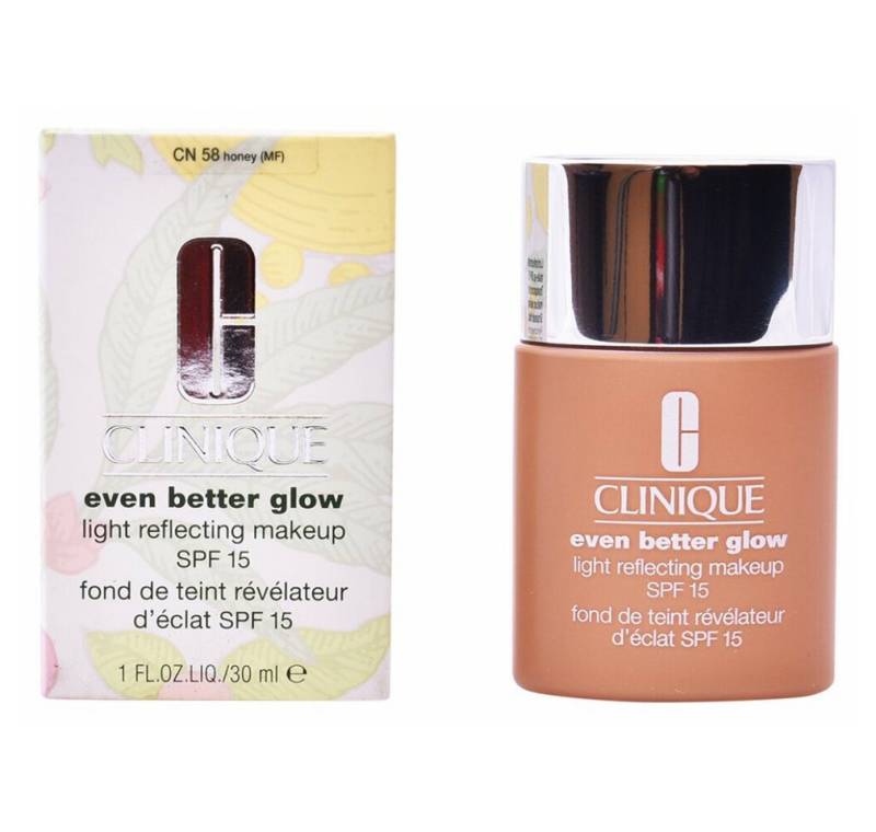 CLINIQUE Foundation Even Better Glow Light Reflecting Makeup SPF 15 Nr.CN 58 Honey 30ml von CLINIQUE
