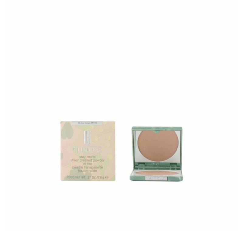 CLINIQUE Foundation Stay Matte Sheer Pressed Powder Oil-Free 03 Stay Beige 7 g von CLINIQUE