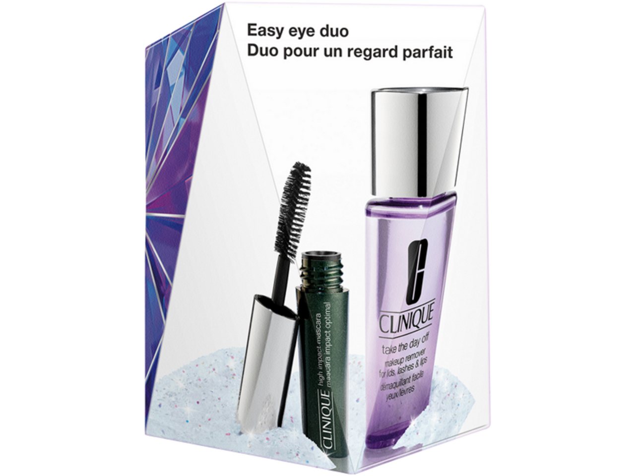 CLINIQUE Mascara Grab + Go Set C = High Impact Mascara (Black) 3,5 ml + Take The Day Of von CLINIQUE