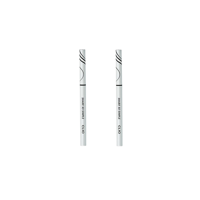 CLIO - Sharp So Simple Waterproof Pencil Liner - 0.14g - 01 Black (2ea) Set von CLIO