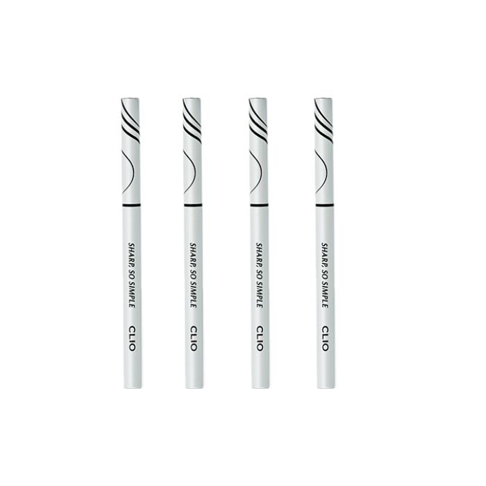 CLIO - Sharp So Simple Waterproof Pencil Liner - 0.14g - 01 Black (4ea) Set von CLIO