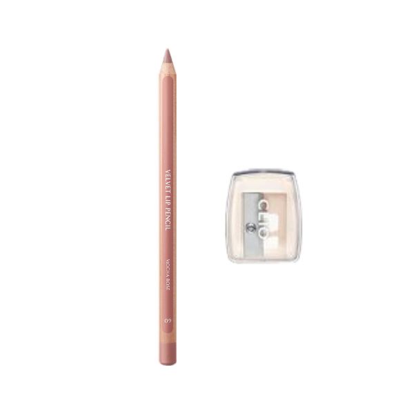 CLIO - Velvet Lip Pencil Set - 1 set (2 items) - 09 Mocha Rose von CLIO