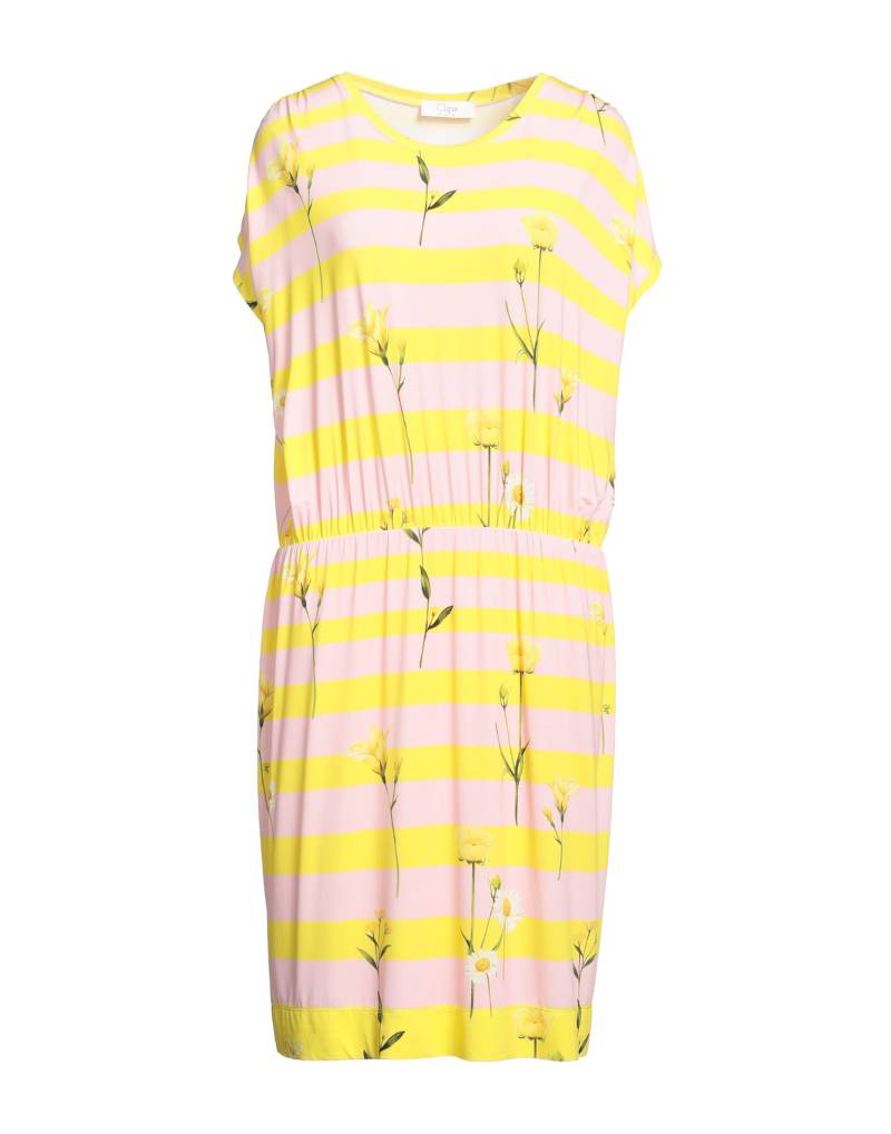 CLIPS MORE Midi-kleid Damen Gelb von CLIPS MORE