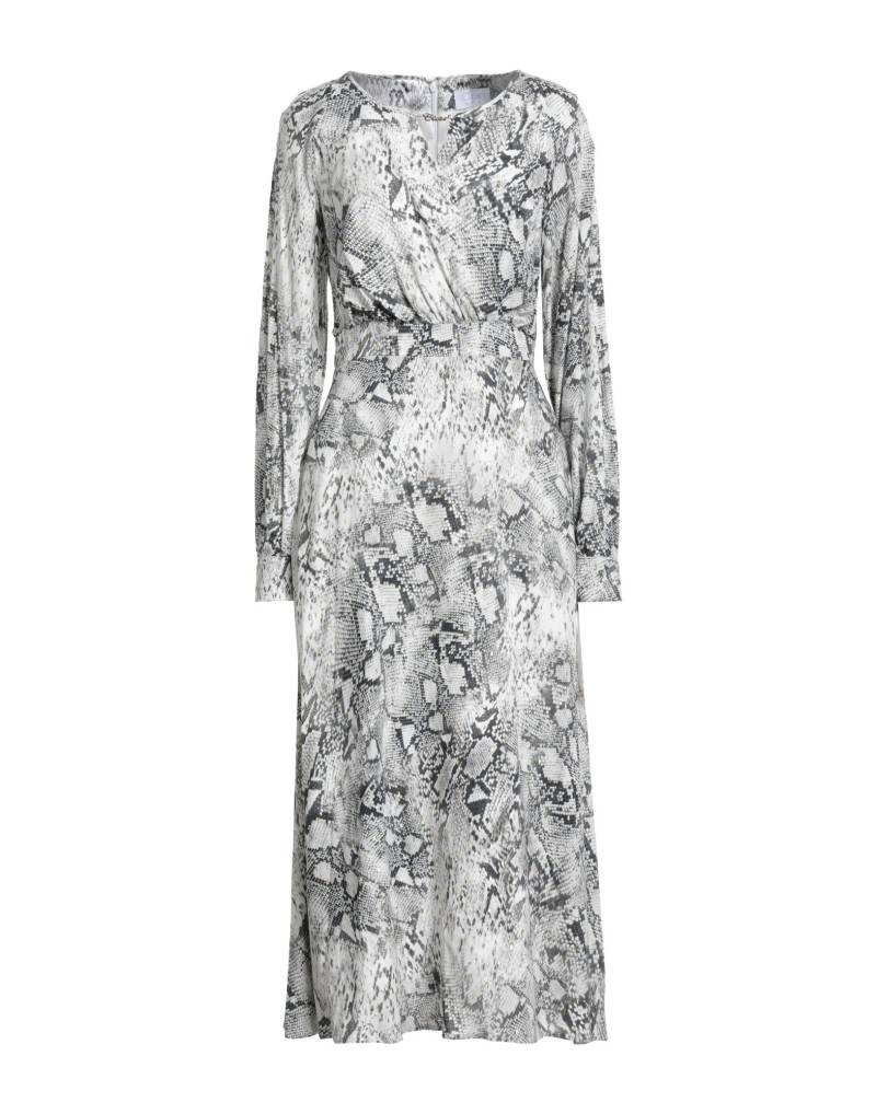 CLIPS MORE Midi-kleid Damen Grau von CLIPS MORE