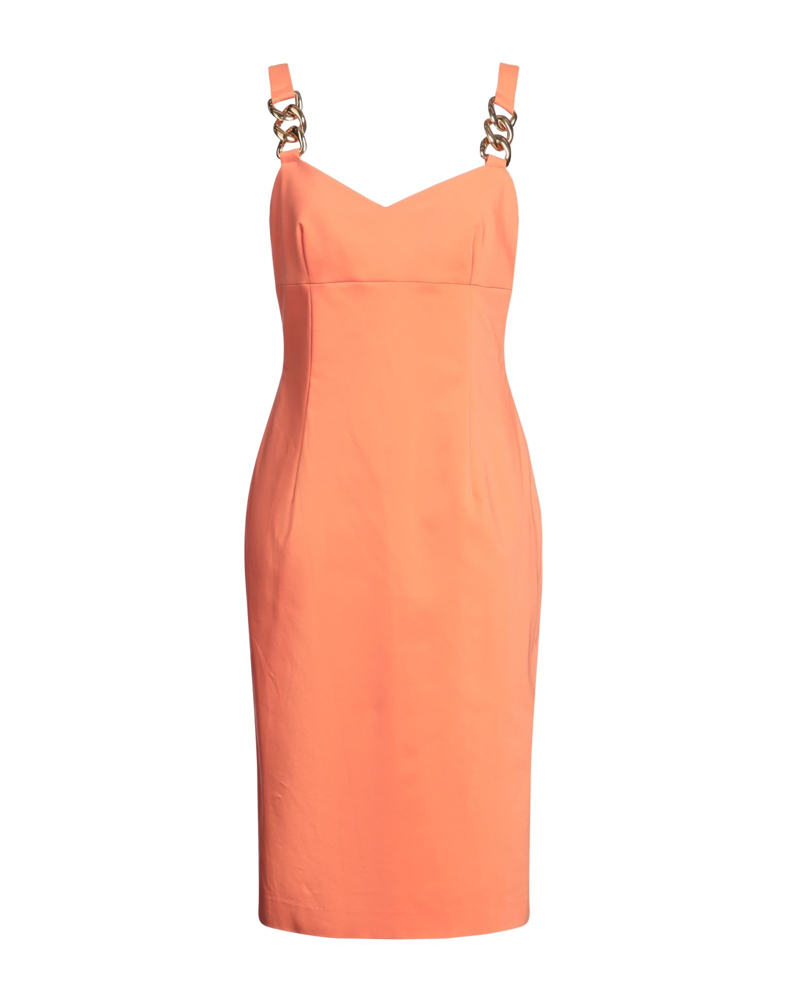 CLIPS MORE Midi-kleid Damen Orange von CLIPS MORE