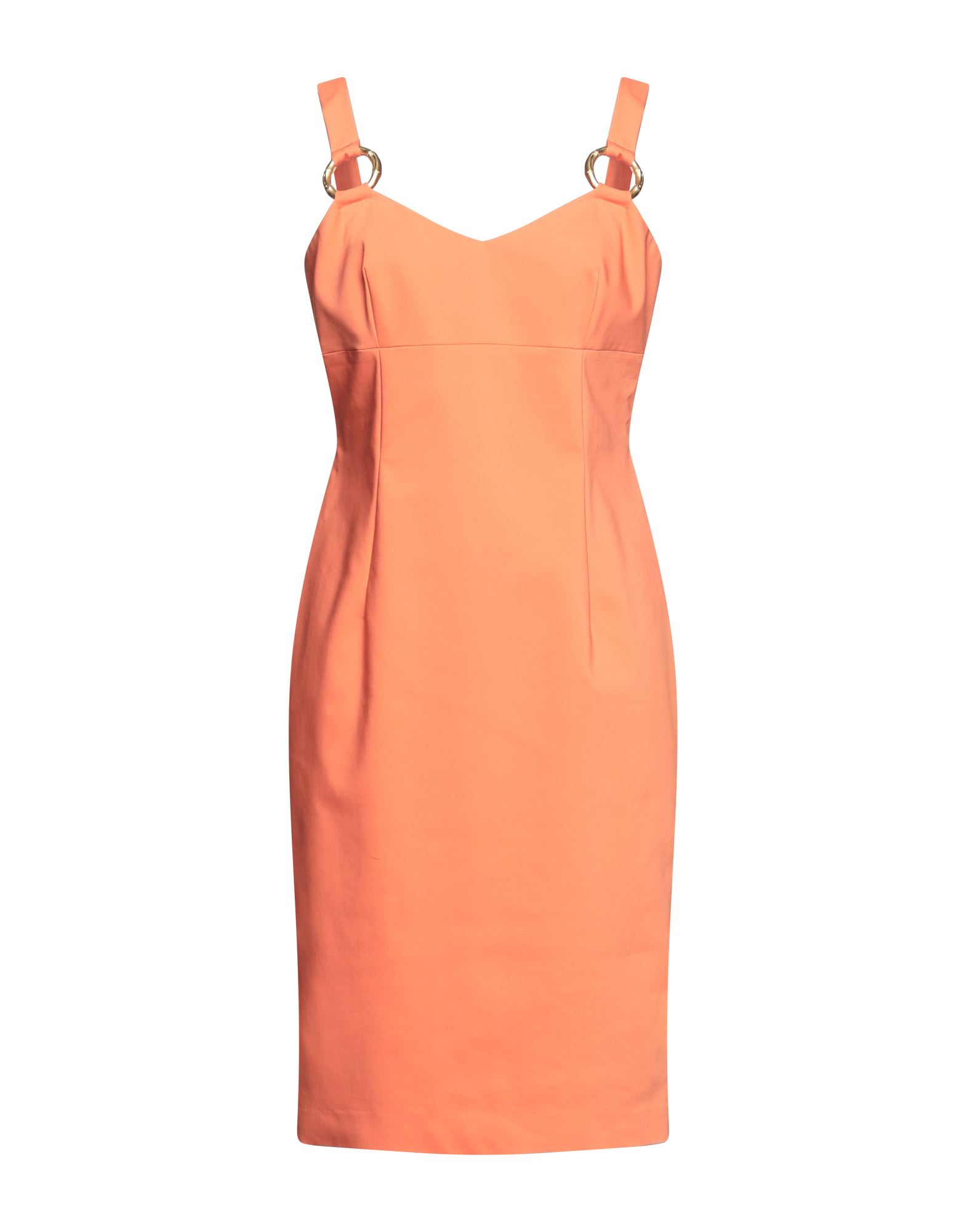 CLIPS MORE Midi-kleid Damen Orange von CLIPS MORE