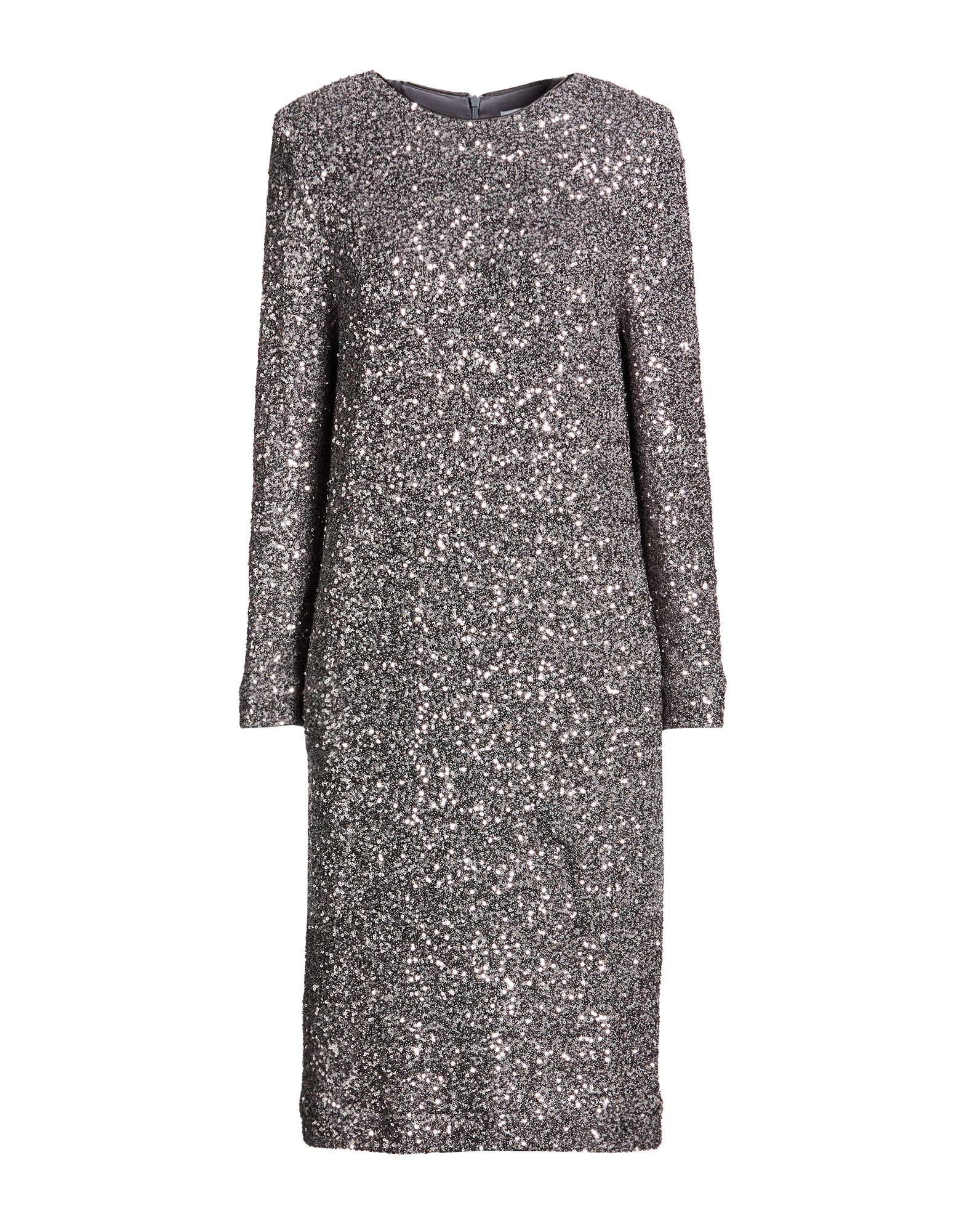 CLIPS MORE Midi-kleid Damen Silber von CLIPS MORE