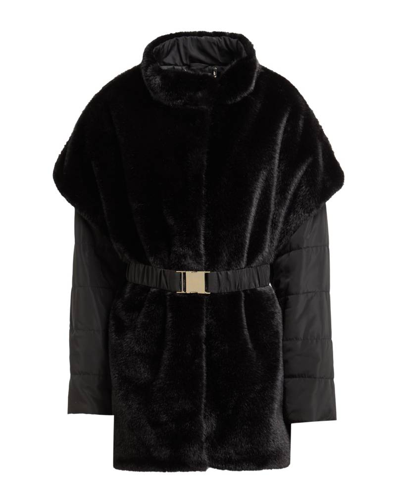 CLIPS MORE Shearling- & Kunstfell Damen Schwarz von CLIPS MORE