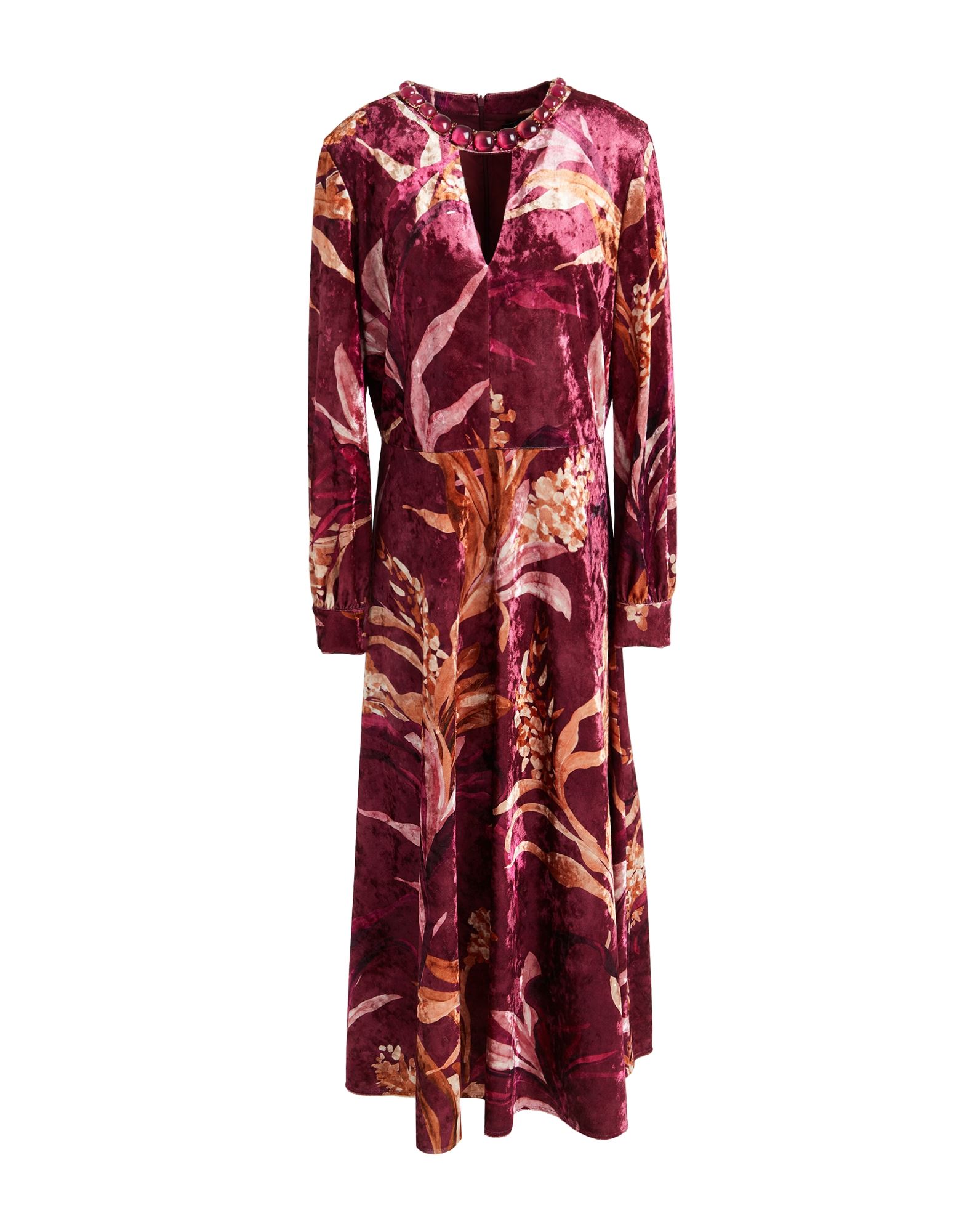 CLIPS Maxi-kleid Damen Pflaume von CLIPS