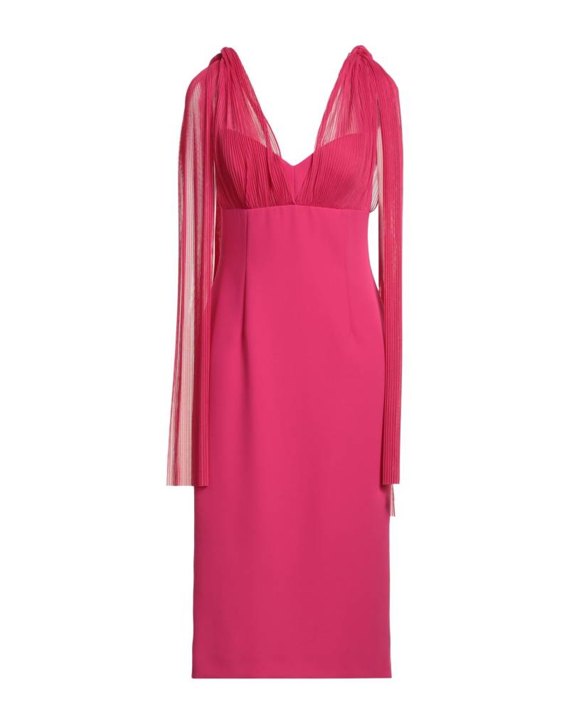 CLIPS Midi-kleid Damen Fuchsia von CLIPS