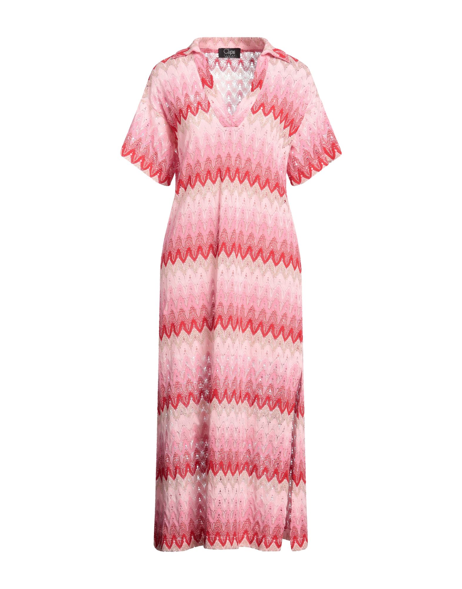 CLIPS Midi-kleid Damen Rosa von CLIPS