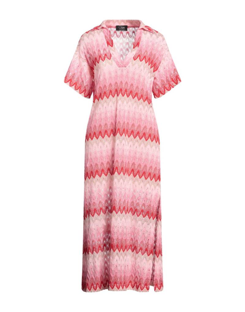 CLIPS Midi-kleid Damen Rosa von CLIPS