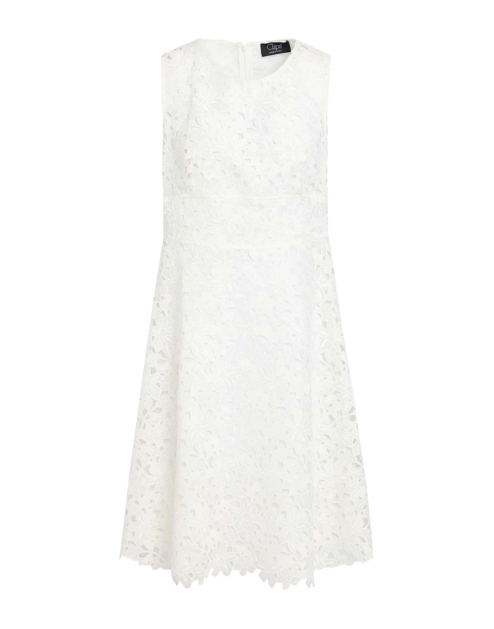 CLIPS Midi-kleid Damen Weiß von CLIPS