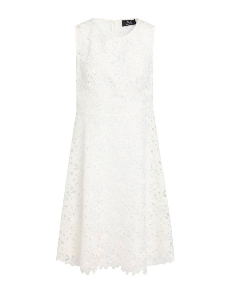 CLIPS Midi-kleid Damen Weiß von CLIPS