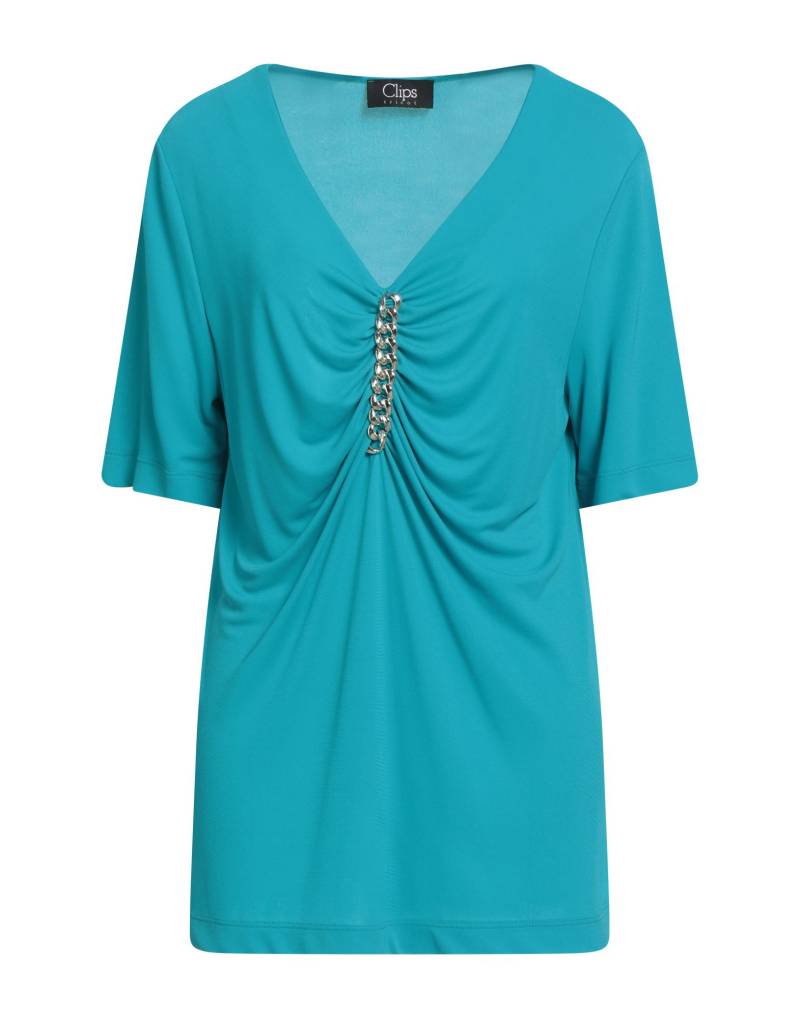 CLIPS T-shirts Damen Tūrkis von CLIPS