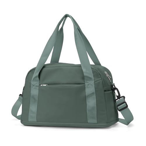 45x36x20 Übergroßes Handgepäck for Männer und Frauen, Sportreisetasche, Reisetasche (Color : Green, Size : 40x20 x 25 m) von CLIQR