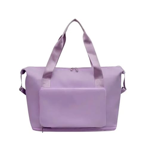 Faltbare, tragbare Damen-Reise-Sporttasche mit großem Fassungsvermögen (Color : 02, Size : 40x35x23cm) von CLIQR