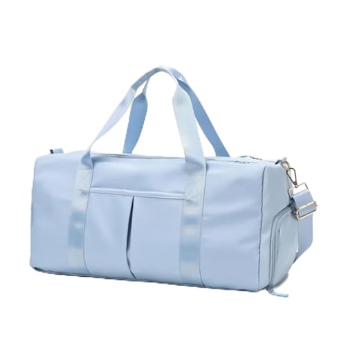 Reisetaschen Damen Umhängetaschen Große Kapazität wasserdichte Sporttaschen Gepäck Reisetaschen (Color : Blue1, Size : 46x22x24CM) von CLIQR