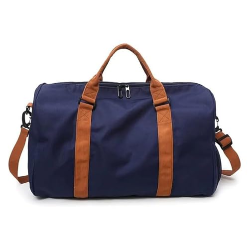 Robuste Reisetaschen for Herren und Damen, geeignet for Reisen ins Fitnessstudio (Color : Blue, Size : 49x31x26cm) von CLIQR