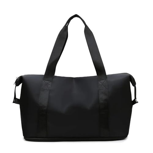 Tragetasche, Reisetasche, Sport- und Fitnessgeräte-Einkaufstasche, Damen-Einkaufstasche mit großem Fassungsvermögen (Color : Black, Size : 41x28x21cm) von CLIQR