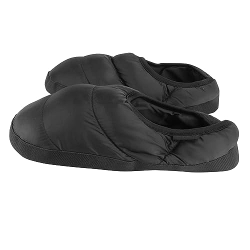 CLISPEED 1 Paar Leichte Hausschuhe für Winter Warmhausschuhe mit Flachem Boden Rutschfeste Indoor Schuhe für Zuhause Schwarz CLISPEED 1 Paar Leichte Hausschuhe für Winter Warmhausschuhe mit Flachem Boden Rutschfeste Indoor Schuhe für Zuhause Schwarz von CLISPEED