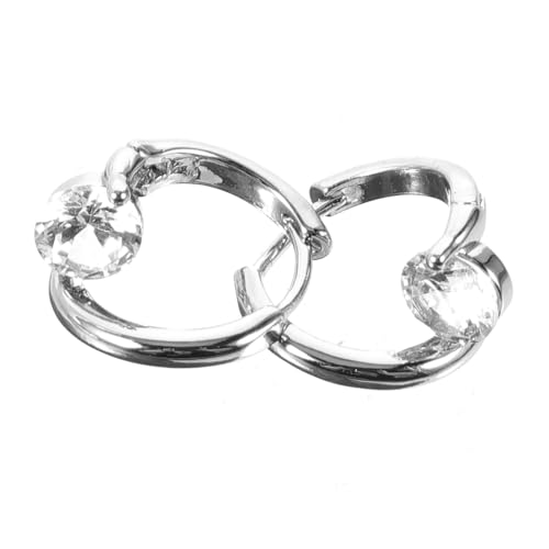 CLISPEED Zirkonia-creolen Für Damen Kleine Baumelnde Ohrringe Kreis Mit Zirkonia-verzierung Modische Damenohrringe Aus Legierung Lichtbeständig Und Bequem von CLISPEED