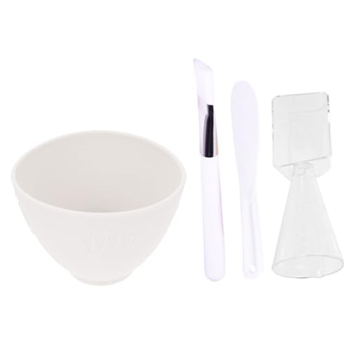 CLISPEED Silikon Maskenmischschüssel Mit Mischstab Und Löffel Für Diy Gesichtsmaskenherstellung Zu Hause von CLISPEED