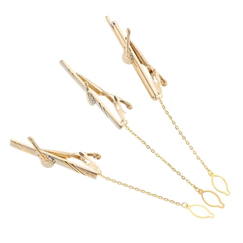 CLISPEED 1 Satz Krawattenklammer mit Violin und Gitarrenanhängern Dekorativer Necktie Clasp für Hochzeiten Partys Konzerte und Geschäftsveranstaltungen von CLISPEED