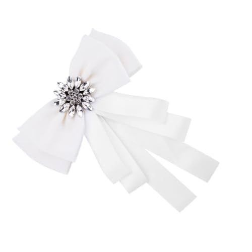CLISPEED 1 Stück Brosche Kragen Dekoration Pins Schleife Brosche Dame Broschen Krawattennadel Brosche Frauen Formale Strass Modeaccessoires Halsbrosche Für Frauen Brosche Krawatte Für von CLISPEED