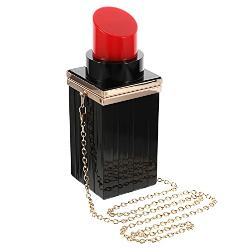 CLISPEED 1 Stück Damen Clutch mit Kette Einzigartige Abendtasche für Partys und Besondere Anlässe Stilvolle Handtasche Schwarz mit Feiner Verarbeitung und Hoher Haltbarkeit CLISPEED 1 Stück Damen Clutch mit Kette Einzigartige Abendtasche für Partys und Besondere Anlässe Stilvolle Handtasche Schwarz mit Feiner Verarbeitung und Hoher Haltbarkeit von CLISPEED