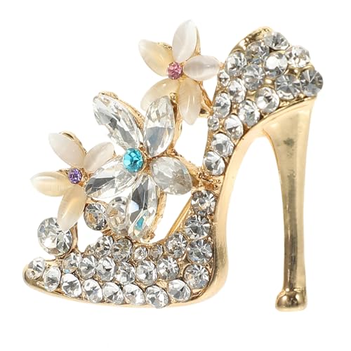 CLISPEED High Heel Brosche Aus Legierung Elegante Brosche Passend Für Kleidung Taschen Rucksäcke Mützen Schals Für Damen Als Dekoration Und Geschenk Bei Valentinstag Jahrestag Geburtstag We von CLISPEED