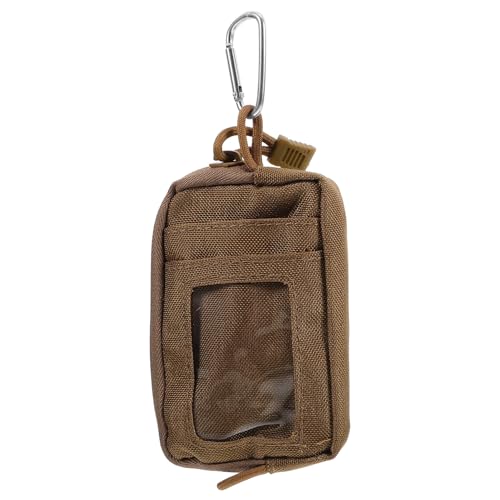 CLISPEED 1 Stück Multifunktionale Nylon Hüfttasche wasserdichte Aufbewahrungstasche für Männer für Reisen mit Praktischen Fächern für Schlüssel Karten und Münzen von CLISPEED