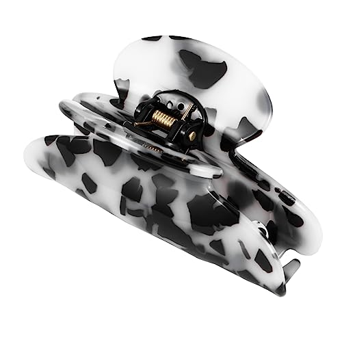 CLISPEED 1 Stück Retro Haarklammer aus Hochwertigem Acryl im Marmor Design Große Zahnige Haarspange für Damen Stilvolles Haarzubehör für Langes Haar und Hochsteckfrisuren von CLISPEED