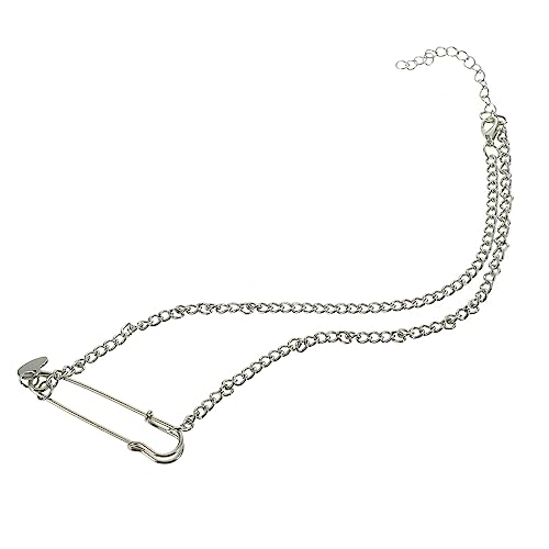 CLISPEED 1 Stück Strass-körper-halskette Körper Halskette Kette Körperkettenrock Für Frauen Silber CLISPEED 1 Stück Strass-körper-halskette Körper Halskette Kette Körperkettenrock Für Frauen Silber von CLISPEED