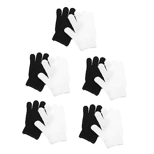 CLISPEED 10 Stück Badetuch-Set Körper schrubben Reinigung tote Haut Peelinghandschuh Duschhandschuhe Peeling-Duschhandschuh Handschuhe zum Peeling Handschuhe massieren Polyester von CLISPEED